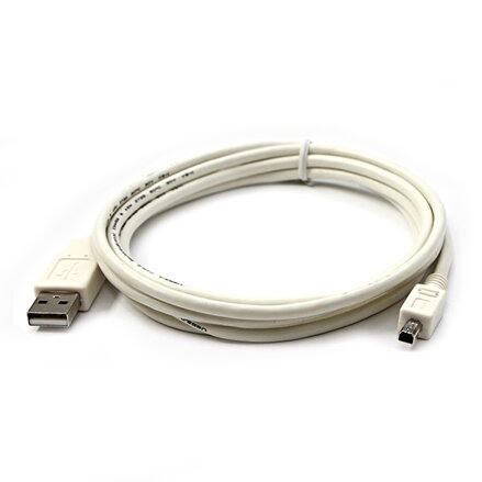 Kabel USB (2.0), USB A M- 4 pin M, 1.7m, černý, Logo, blistr