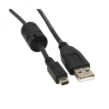 Kabel USB (2.0), USB A M- 14 pin M, 1.8m, černý, Logo, blistr, FUJI