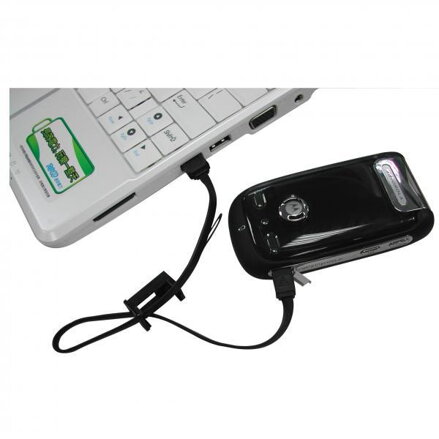 Kabel USB (2.0), USB A M- USB micro M, 0.3m, černý, Logo, poutko na mobil