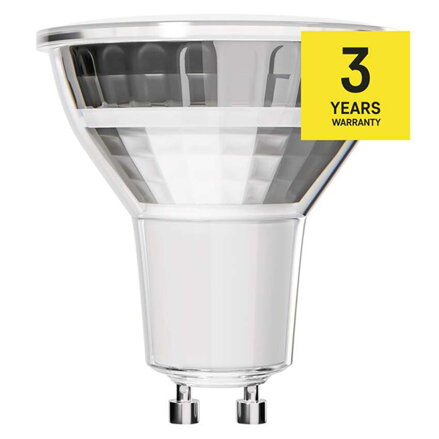 LED žárovka EMOS Lighting GU10, 230V, 3W, 345lm, 4000k, neutrální bílá, 30000h, Classic MR16 50X50X55mm