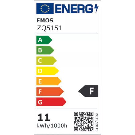 LED žárovka EMOS Lighting E27, 230V, 10.7W, 1060lm, 4000k, neutrální bílá, 30000h, Classic A60 120x60x60mm