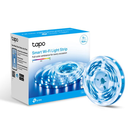SMART LED pásek TP-LINK 5m, 13.5W, 2100lm, RGB, 25000h, IP20 (vnitřní prostory), samolepící (3M)