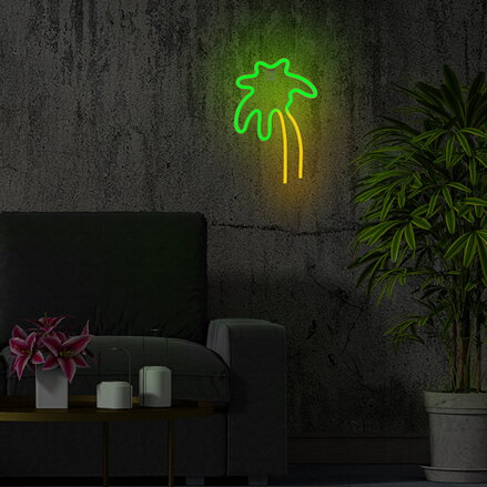 Neon LED Light PALM green orange NNE04 Neolia