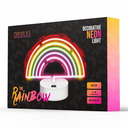 Neon on a stand LED RAINBOW multicolor NNE09 Neolia