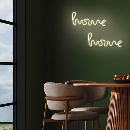 Neon LED Light HOME warm white Bat + USB FLNE21 Forever Light