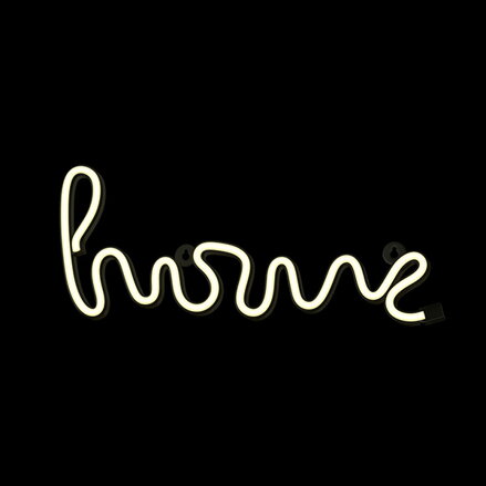 Neon LED Light HOME warm white Bat + USB FLNE21 Forever Light
