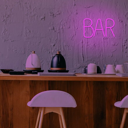 Neon LED BAR pink Bat + USB FLNE24 Forever Light