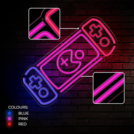 Neon PLEXI LED GAME CONSOLE multicolor FPNE27 Forever Light