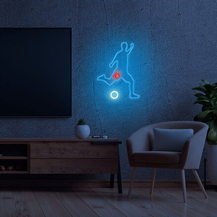 Neon PLEXI LED FOOTBALLER multicolor FPNE31 Forever Light