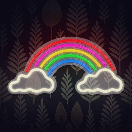 Neon PLEXI LED RAINBOW ON CLOUDS multicolor FPNE32 Forever Light