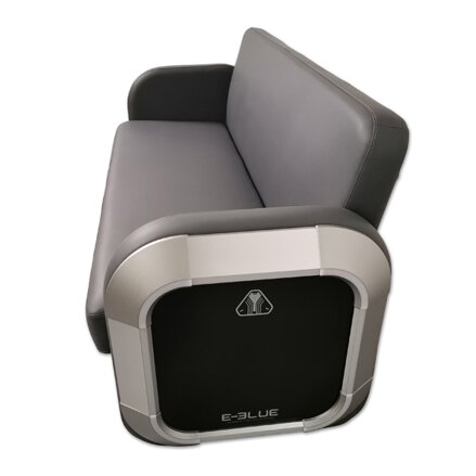 Herní dvojitá sofa E-blue EEC346-21, šedá