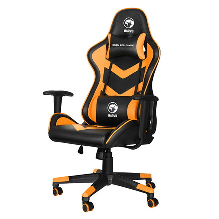 Herní křeslo Marvo CH-106, oranžová
