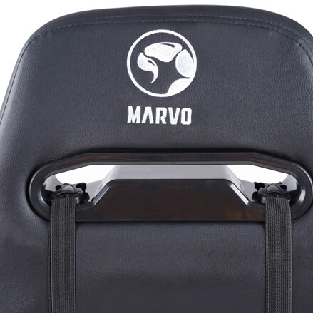 Herní křeslo Marvo CH-134, černé, odnímatelné polštářky, polohovatelné