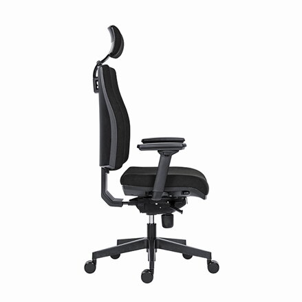 Powerton Kancelářské ergonomické křeslo Jana, Černé