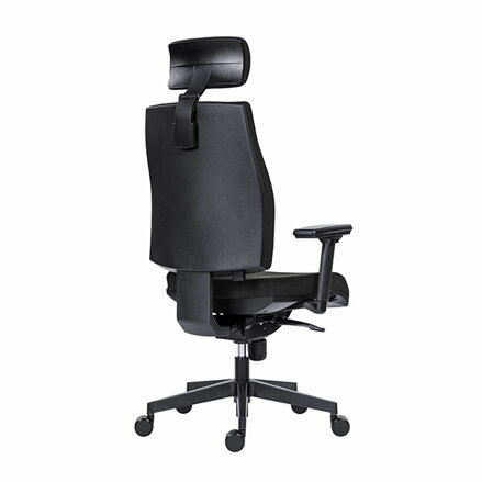 Powerton Kancelářské ergonomické křeslo Jana, Černé