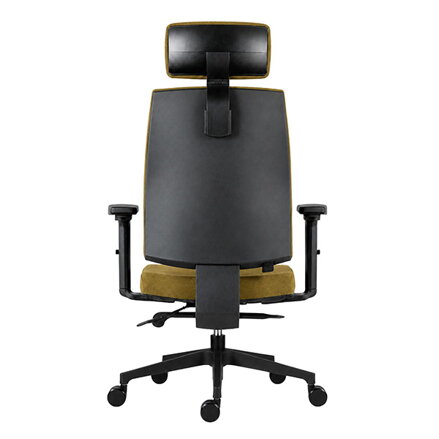 Powerton ERGO JANA Kancelářské ergonomické křeslo, žlutá