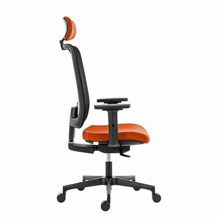 Powerton ERGO LUCIE Kancelářské ergonomické křeslo, Oranžové