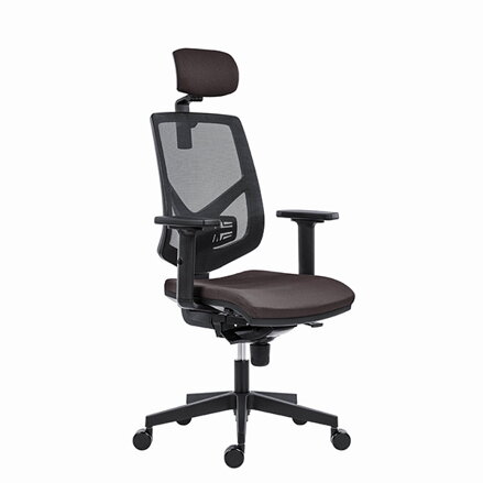 Powerton Kancelářské ergonomické křeslo Tina, Šedé