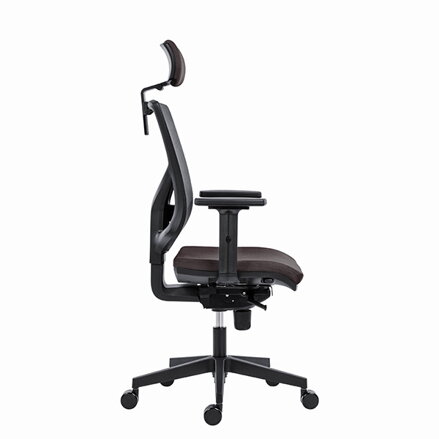 Powerton Kancelářské ergonomické křeslo Tina, Šedé