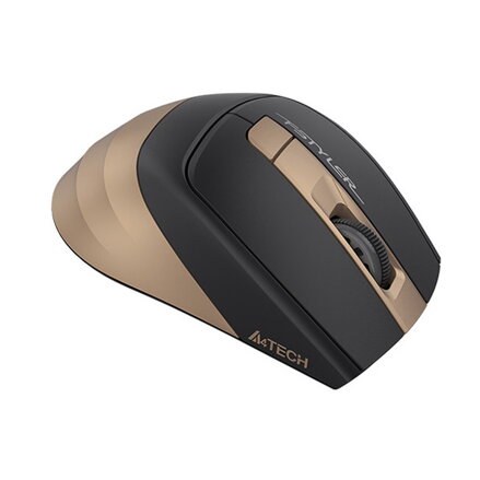 A4Tech FStyler FG35 Myš bezdrátová, zlatá, 2000DPI