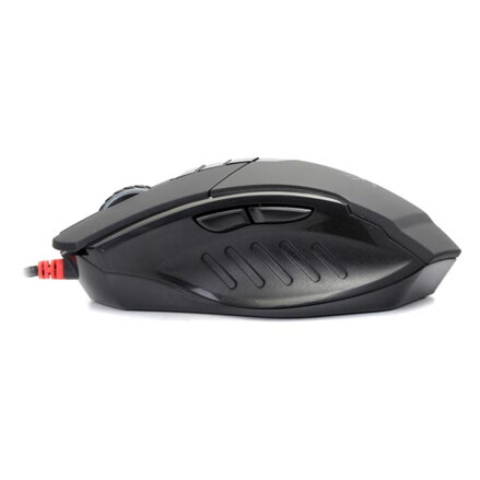 A4tech Myš Bloody V7, 3200DPI, optická, 7tl., 1 kolečko, drátová USB, černá, herní, V-Track, LAGLESS SHOTING, CORE 2