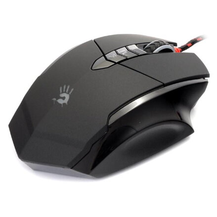 A4tech Myš Bloody V7, 3200DPI, optická, 7tl., 1 kolečko, drátová USB, černá, herní, V-Track, LAGLESS SHOTING, CORE 2