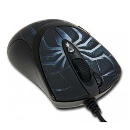 A4tech Myš XL-747H, 3600DPI, laserová, 7tl., 1 kolečko, drátová USB, modrá, herní