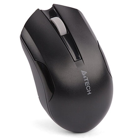 A4tech Myš G3-200NS, 1000DPI, 2.4 [GHz], optická, 3tl., 1 kolečko, bezdrátová, černá, 1 ks AA, klasická, V-Track