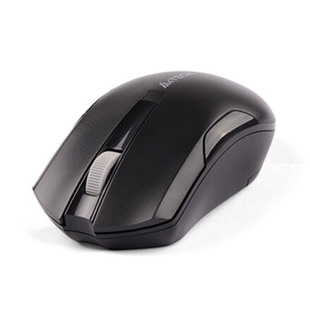A4tech Myš G3-200NS, 1000DPI, 2.4 [GHz], optická, 3tl., 1 kolečko, bezdrátová, černá, 1 ks AA, klasická, V-Track