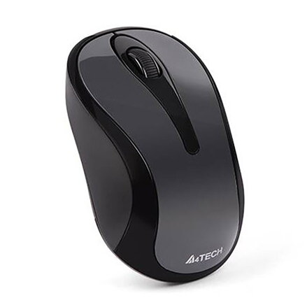 Myš bezdrátová, A4Tech G3-280N, šedá, optická, 1200DPI