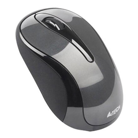 A4tech Myš G3-280N, 1000DPI, 2.4 [GHz], optická, 3tl., 1 kolečko, bezdrátová, černá, 1 ks AA, klasická, V-Track