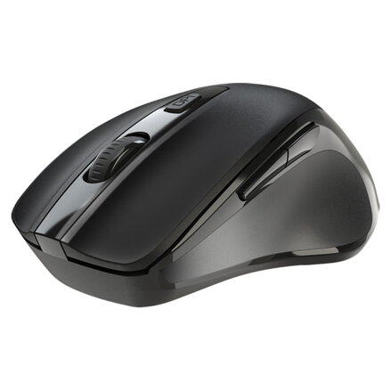 Defender Myš PRIME MB-053, 1600DPI, 2.4 [GHz], optická, 6tl., bezdrátová, černá, 1 ks AA, nanopřijímač, tichá