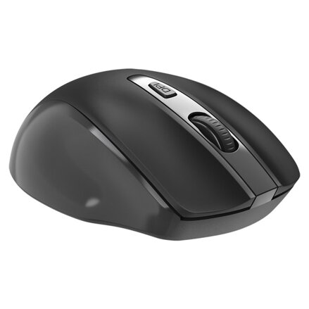 Defender Myš PRIME MB-053, 1600DPI, 2.4 [GHz], optická, 6tl., bezdrátová, černá, 1 ks AA, nanopřijímač, tichá