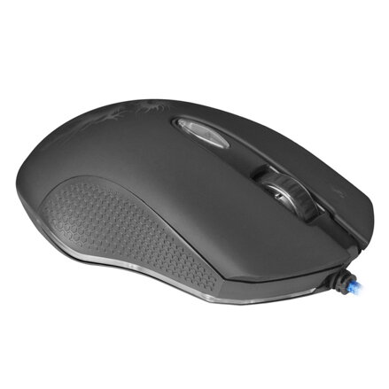 Myš drátová USB, Defender Sky Dragon GM-090L, poškozený obal, černá, optická, 3200DPI, .A-D, B, DOPRODEJ