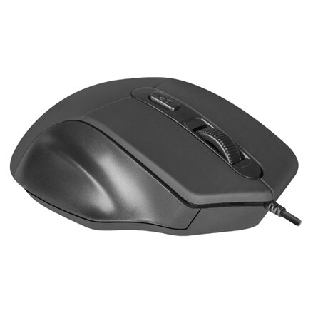 Defender Myš Datum MB-347, 1600DPI, optická, 4tl., 1 kolečko, drátová USB, černá, kancelářská