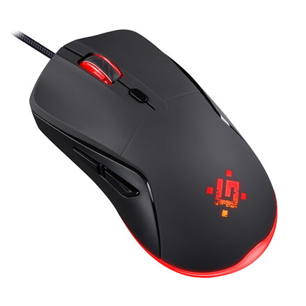 Myš drátová, Defender ARGA GM-049, černá, optická, 3600DPI