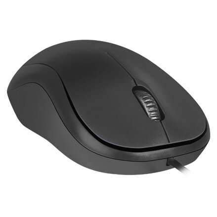 Defender Myš Patch MS-759, 1000DPI, optická, 3tl., 1 kolečko, drátová USB, černá, kancelářská, kompaktní