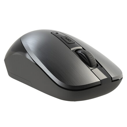 Defender Myš WAVE MM-995, 1600DPI, 2.4 [GHz], optická, 3tl., bezdrátová, stříbrná, 1 ks AA, nanopřijímač, tichá