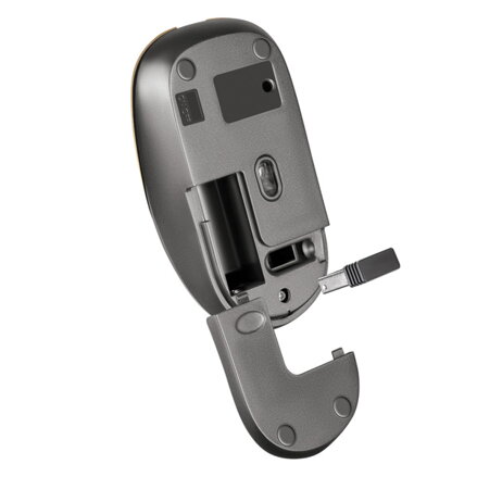 Defender Myš WAVE MM-995, 1600DPI, 2.4 [GHz], optická, 3tl., bezdrátová, zlatá, 1 ks AA, nanopřijímač, tichá