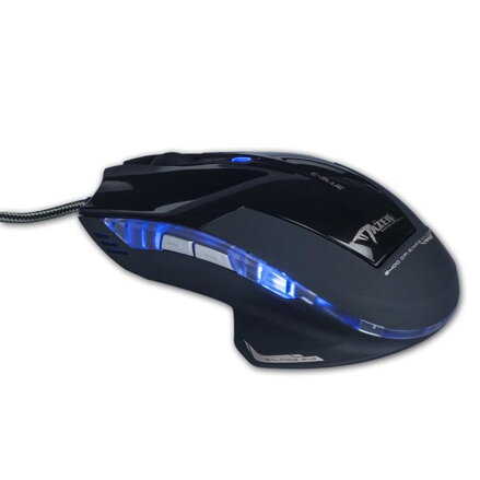 E-Blue Myš Mazer R, 2400DPI, optická, 6tl., 1 kolečko, drátová USB, černá, herní