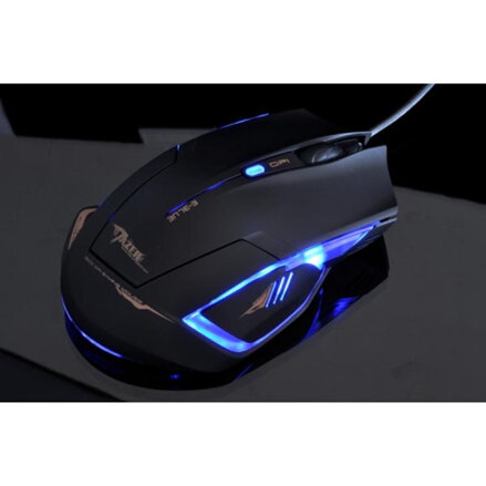 E-Blue Myš Mazer R, 2400DPI, optická, 6tl., 1 kolečko, drátová USB, černá, herní