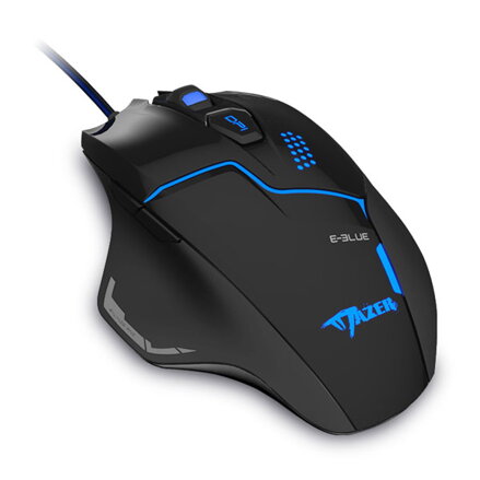 E-Blue Myš Mazer V2, 2500DPI, optická, 6tl., 1 kolečko, drátová USB, černá, herní