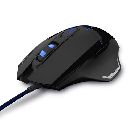 E-Blue Myš Mazer V2, 2500DPI, optická, 6tl., 1 kolečko, drátová USB, černá, herní