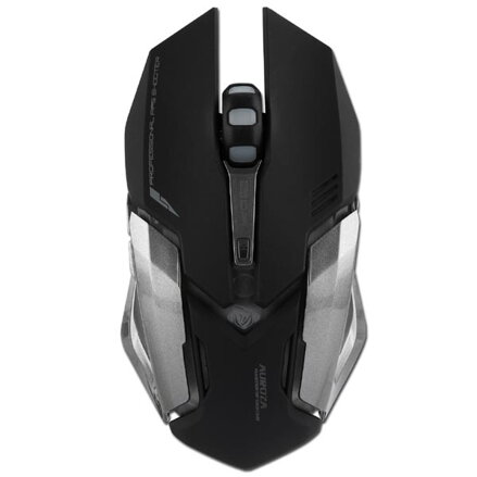 E-Blue Myš Auroza Gaming, 4000DPI, optická, 6tl., 1 kolečko, drátová USB, černá, herní