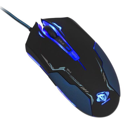 E-Blue Myš Auroza, 3500DPI, optická, 6tl., 1 kolečko, drátová USB, černá, herní