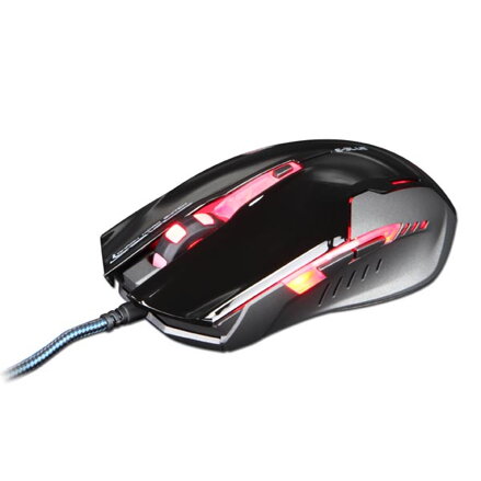 E-Blue Myš Auroza G, 3000DPI, optická, 6tl., 1 kolečko, drátová USB, černá, herní
