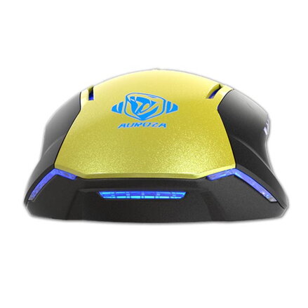 E-Blue Myš Auroza G, 3000DPI, optická, 6tl., 1 kolečko, drátová USB, zelená, herní