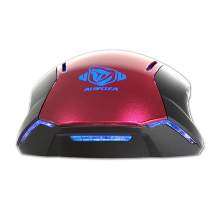 E-Blue Myš Auroza G, 3000DPI, optická, 6tl., 1 kolečko, drátová USB, červená, herní