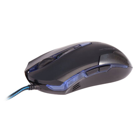 E-Blue Myš Cobra EMS653, 3000DPI, optická, 6tl., 1 kolečko, drátová USB, černá, herní