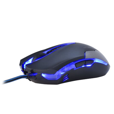 E-Blue Myš Cobra EMS653, 3000DPI, optická, 6tl., 1 kolečko, drátová USB, černá, herní